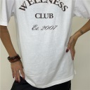 t-shirt con stampa wellness